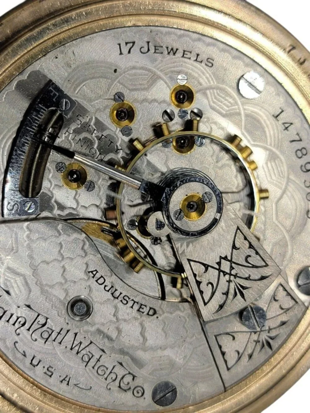 Antique Elgin 1910 Pocket Watch Open Face Grade 379 Model5 18s 17j RARE 12K MADE